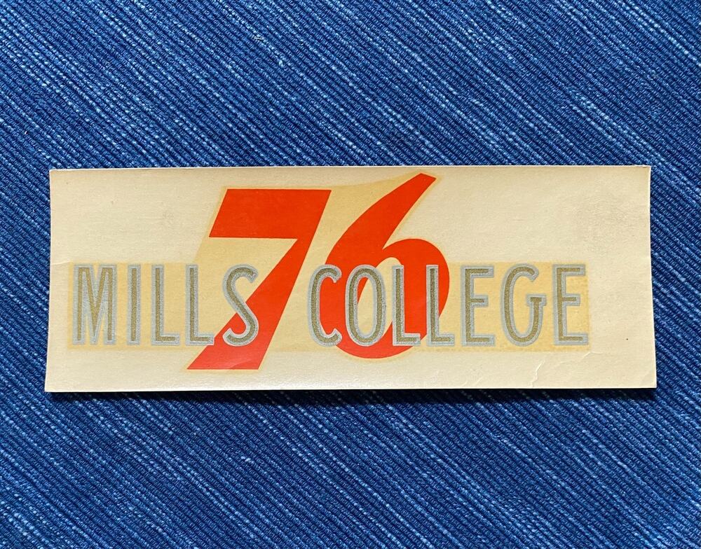 Vintage Union 76 Oil Mills College Oakland CA Decal Gas Station Travel Souvenir